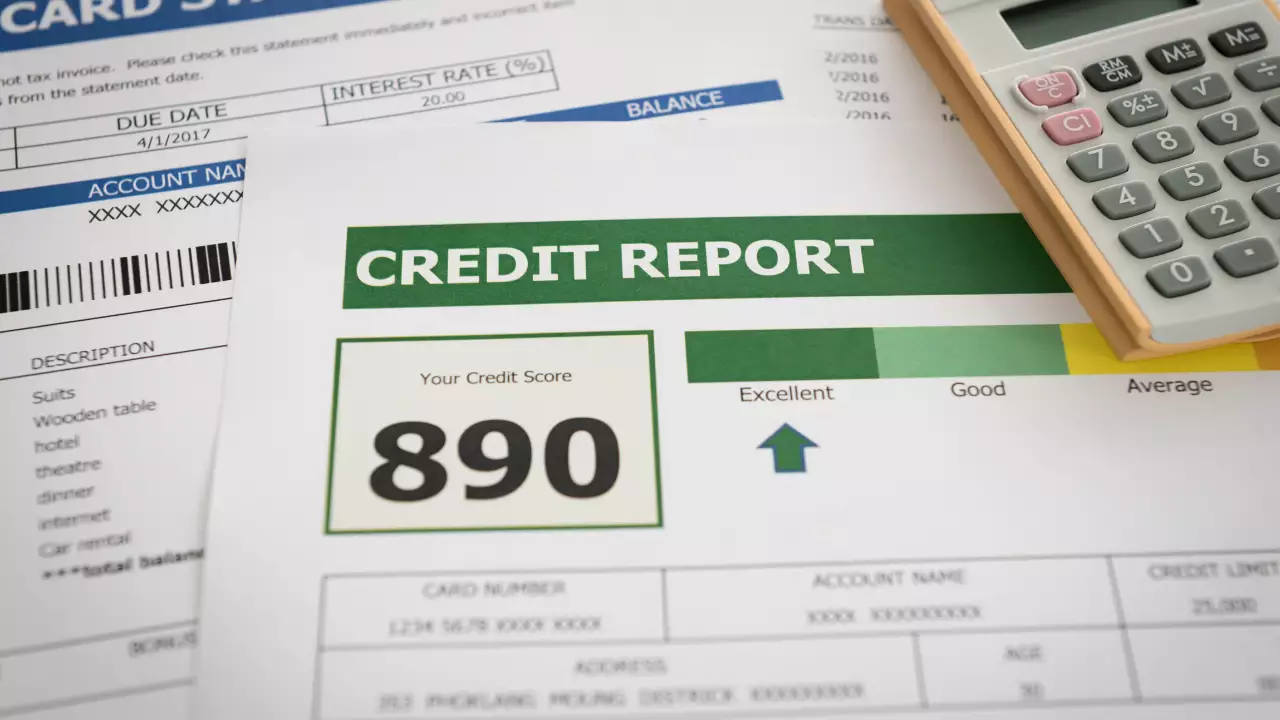 An image showing credit report